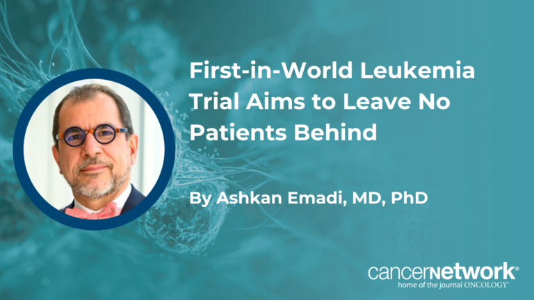 First-in-World Leukemia Trial Aims to Leave No Patients Behind scout