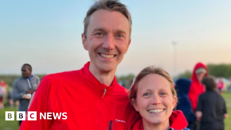 'I'm so proud to run in my late wife's footsteps'
