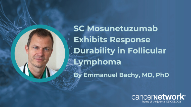SC Mosunetuzumab Exhibits Response Durability in Follicular Lymphoma Red blood cells with cancer cells