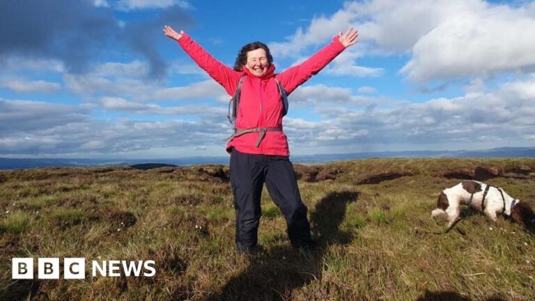 Woman who has endured three cancers completes 141-hill challenge