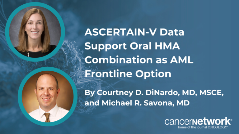 ASCERTAIN-V Data Support Oral HMA Combination as AML Frontline Option Patients with a multiple myeloma relapse within 36 months of upfront quadruplet therapy and transplantation should be prioritized for immunotherapy, said Gayathri Ravi, MD.