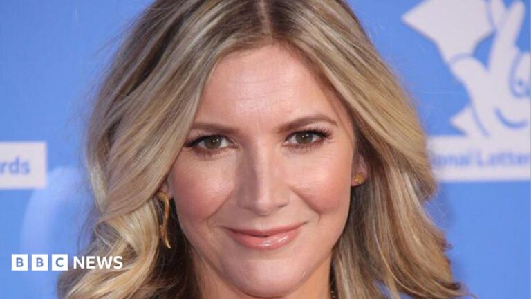 Lisa Faulkner announces she’s ‘all clear’ after breast cancer diagnosis Saber Abu al-Kas sits outside a tent in Gaza