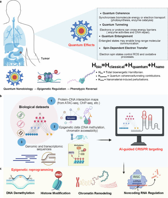 Reversing cancer cell behavior using AI-guided CRISPR and quantum nanobiology: a systems-based approach to epigenetic reprogramming Reversing cancer cell behavior using AI-guided CRISPR and quantum nanobiology: a systems-based approach to epigenetic reprogramming