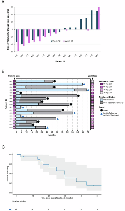 Single agent selinexor is active in patients with myelofibrosis refractory or intolerant to JAK inhibitors Single agent selinexor is active in patients with myelofibrosis refractory or intolerant to JAK inhibitors