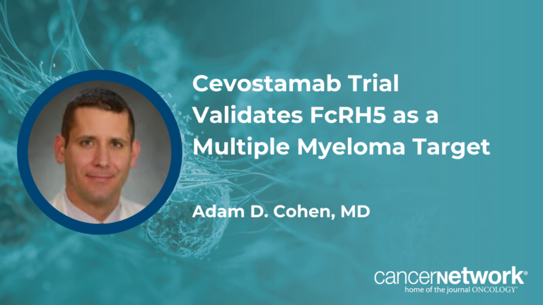 Cevostamab Trial Validates FcRH5 as a Multiple Myeloma Target Mamta Parikh, MD, MS, contextualized recent NCCN updates on ctDNA MRD testing after radical cystectomy in muscle-invasive bladder cancer.