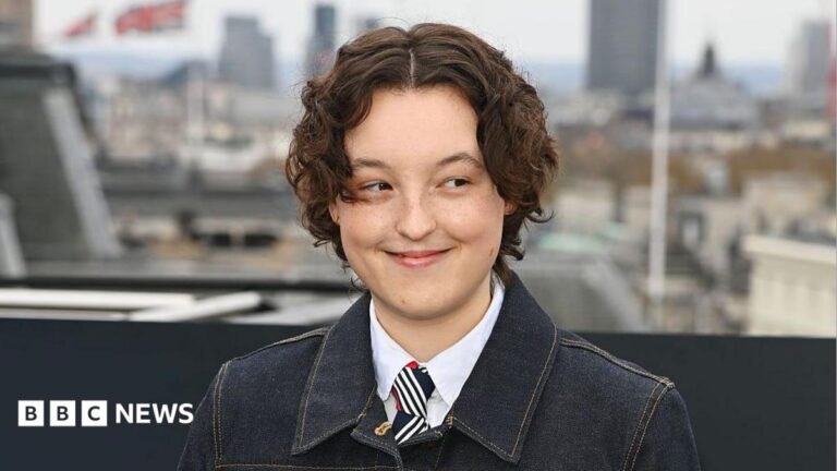 Bella Ramsey attends the HBO Max Experience London photocall at Piccadilly Lights on March 24, 2026 in London, England