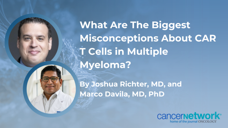 What Are The Biggest Misconceptions About CAR T Cells in Multiple Myeloma? The phase 1b PRISM study is assessing the ability of ruxolitinib/retifanlimab to reinvigorate the tumor microenvironment in immune-resistant RCC.