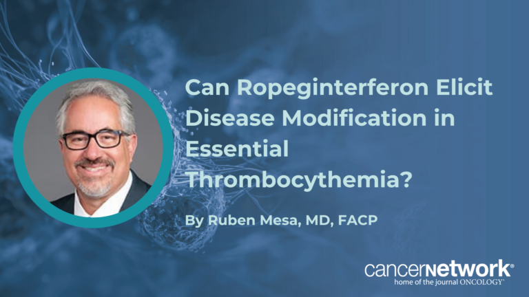 Can Ropeginterferon Elicit Disease Modification in Essential Thrombocythemia?