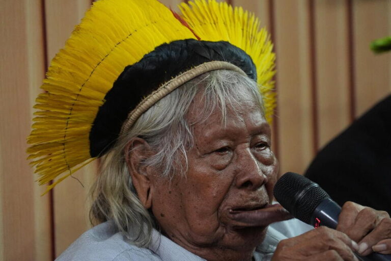 Indigenous Leader Raoni Receives Palliative Care in Brazil After Cancer Diagnosis
