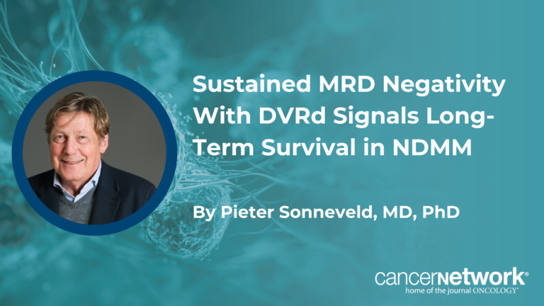 Sustained MRD Negativity With DVRd Signals Long-Term Survival in NDMM Time to worsening of symptoms was improved with amivantamab plus chemotherapy compared with chemotherapy alone in the phase 3 PAPILLON trial.